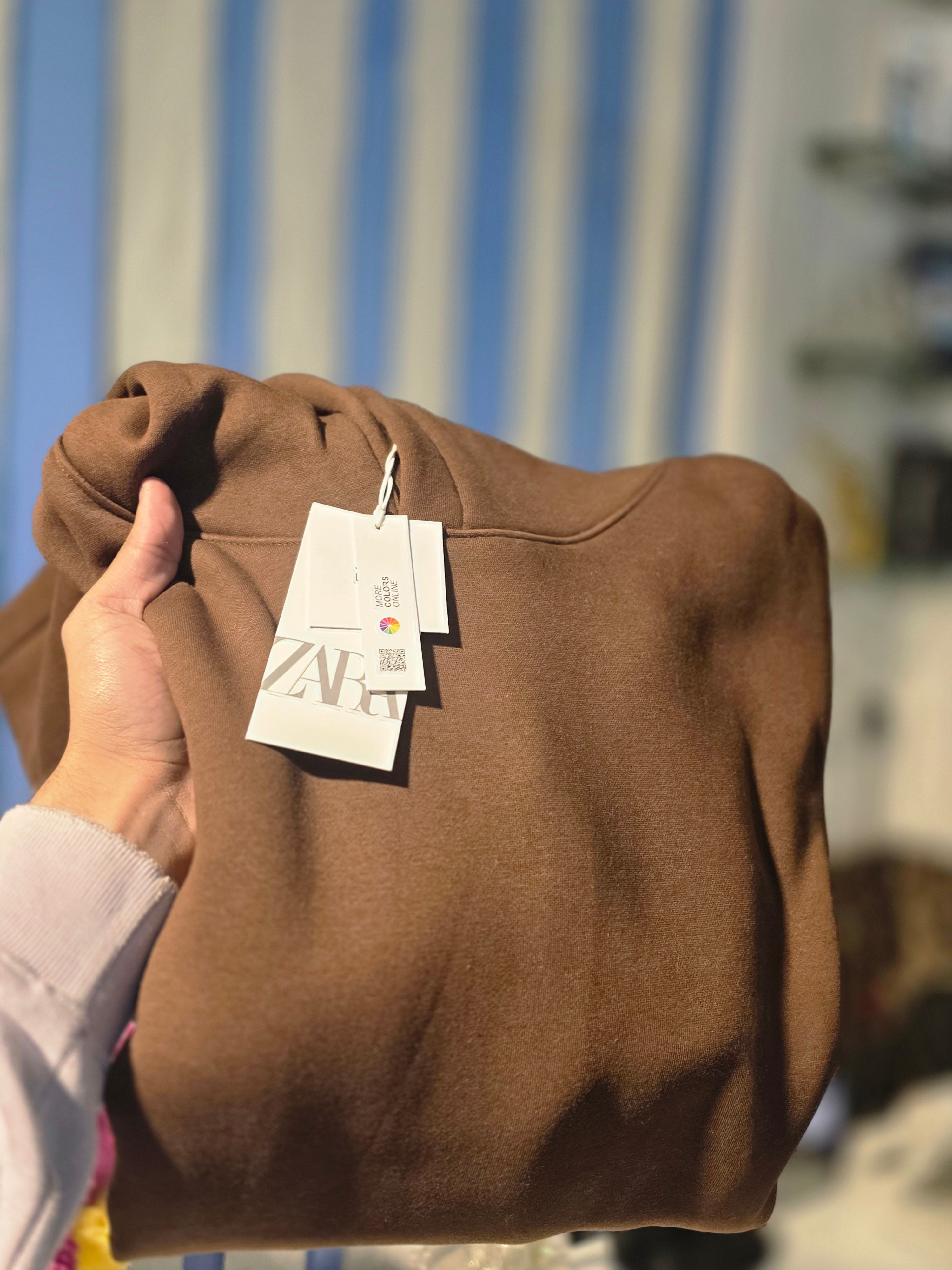 MENS PREMIUM PLAIN CREAM COLOUR HOODIE 100%COTTON