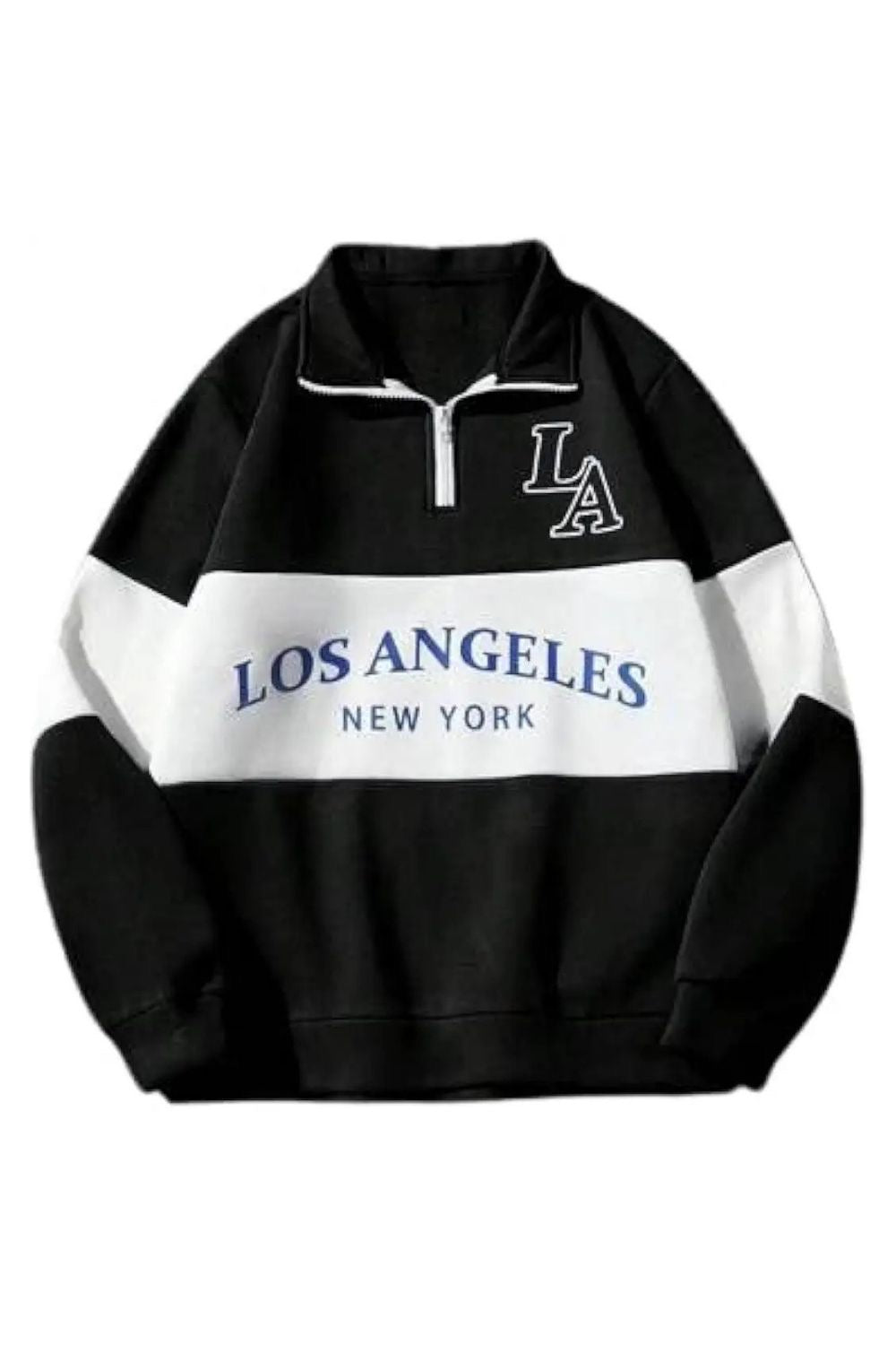 Men Full Sleeve Color Block, Printed Sweatshirt