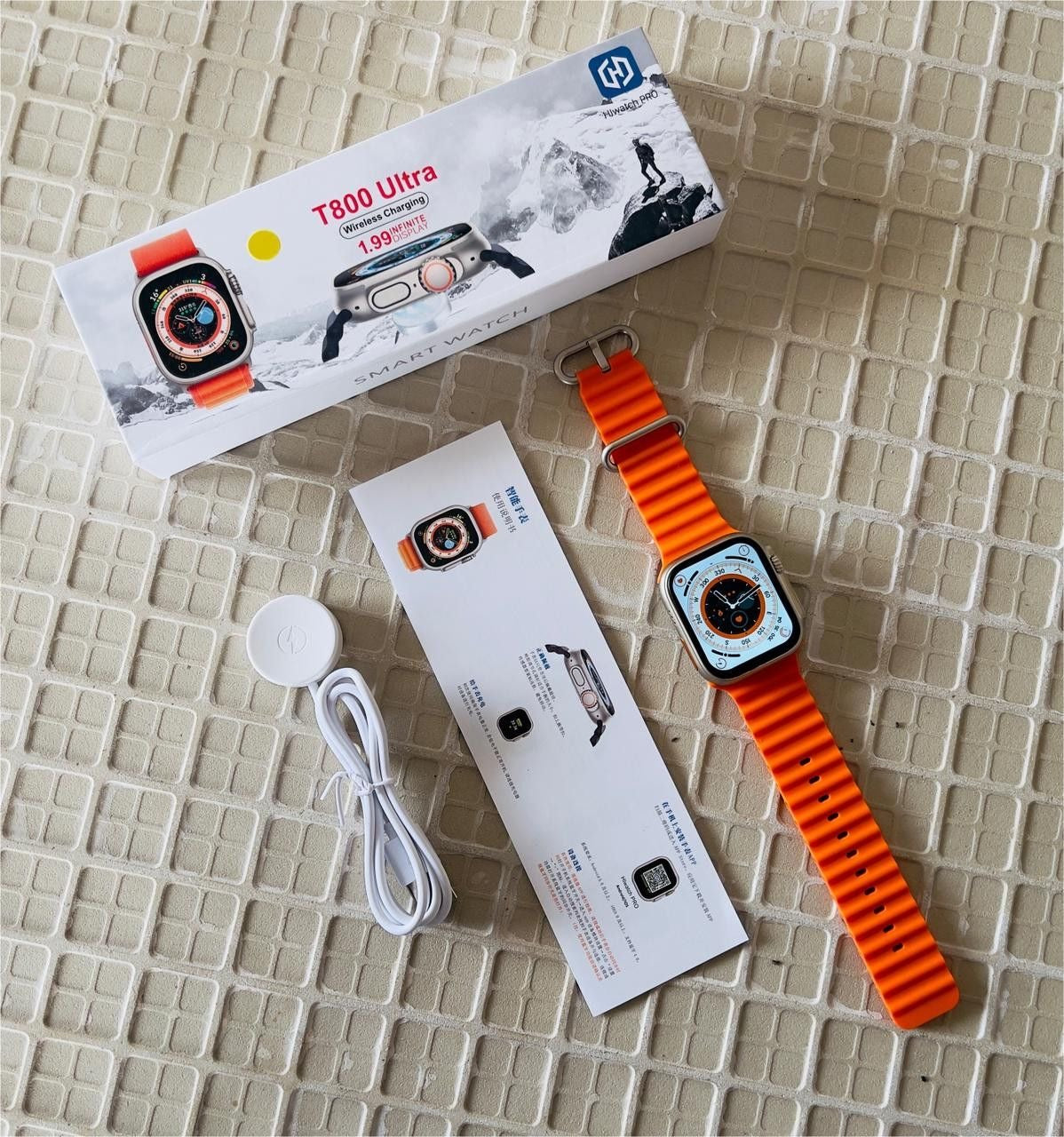 Gunjan Sales UltraT-800 Series 8 Bluetooth Call 4G Network Smartwatch